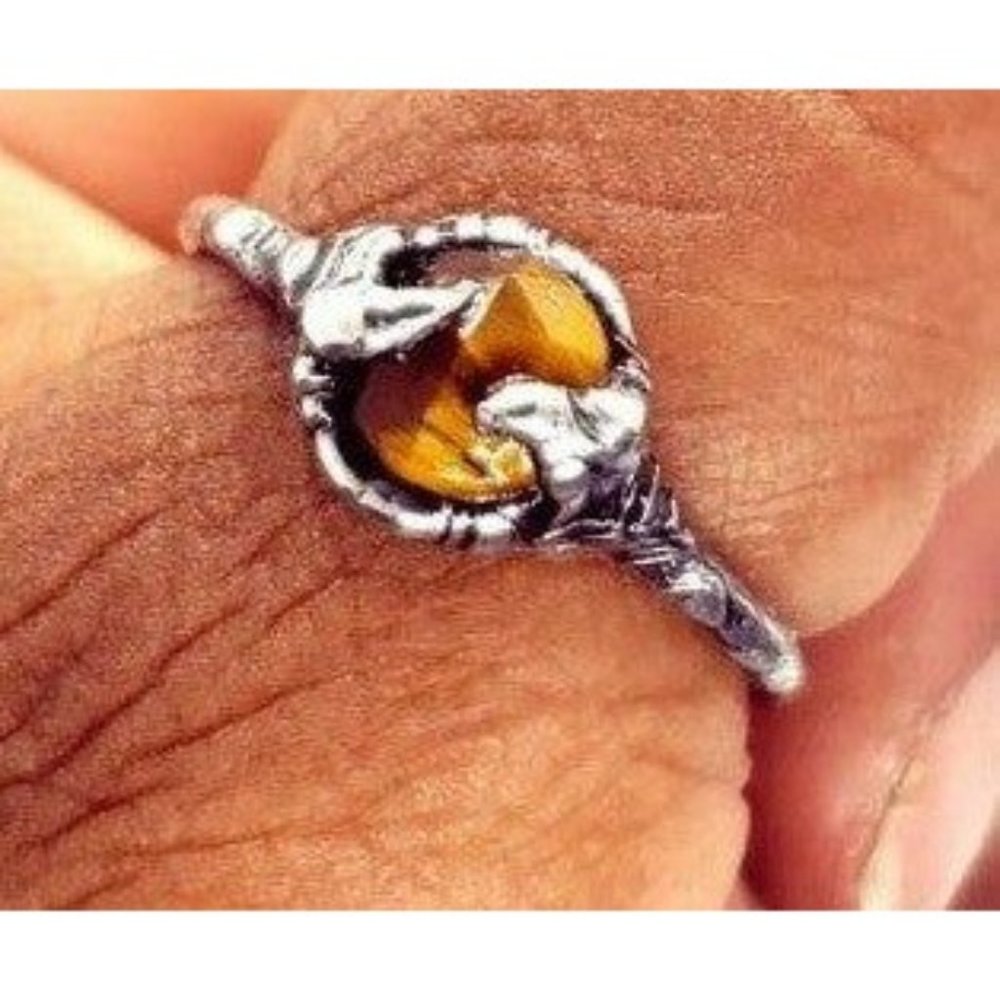 Tiger eye ring size 11.5